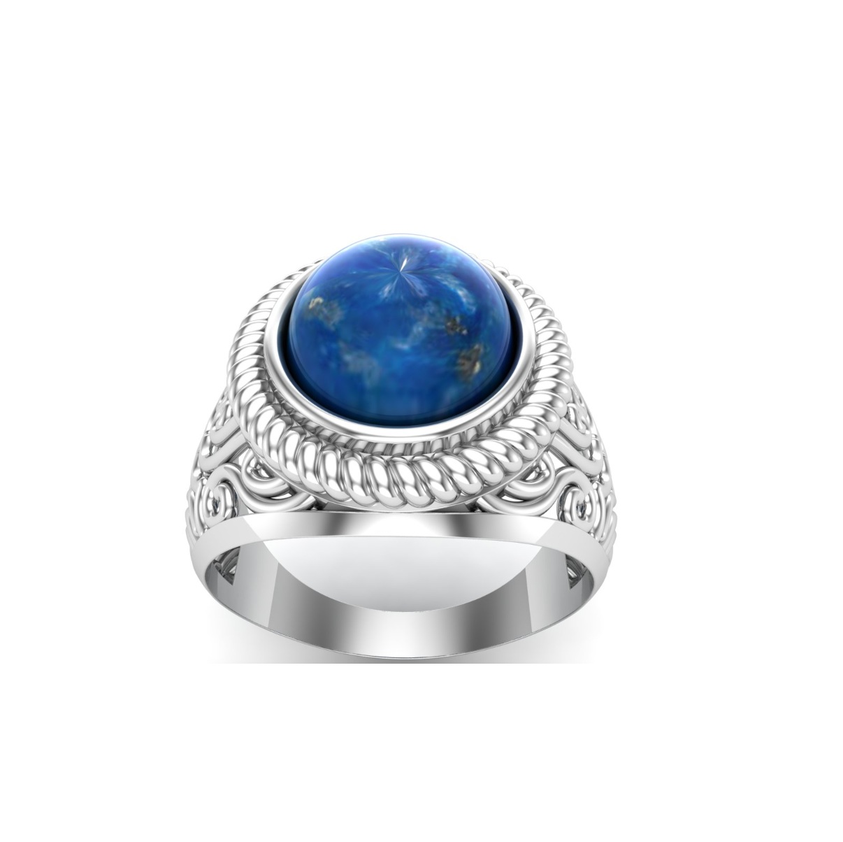 Bague lapis lazuli argent Meknes